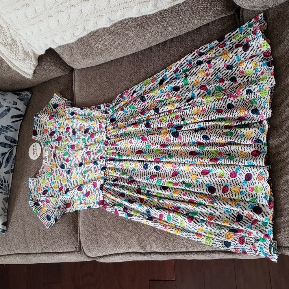 DotDotSmile pineapple print cap dress